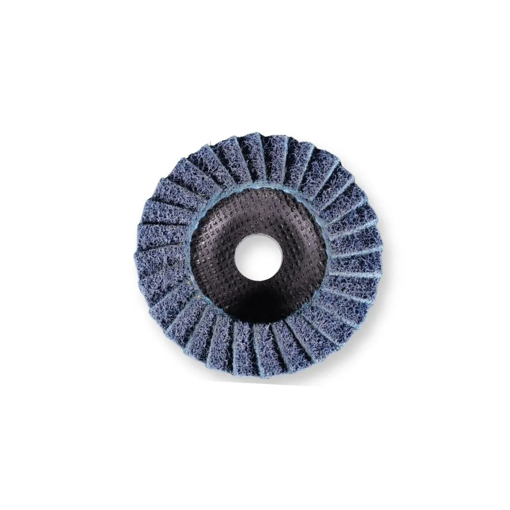 Disco abrasivo de limpieza láminas fibra de vidrio 4 Disco abrasivo de limpieza láminas fibra de vidrio azul