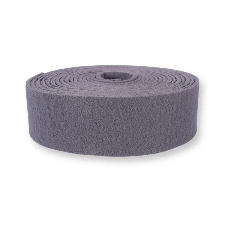 Rollo de lija fibra no tejida 3 Rollo de lija fibra no tejida gris